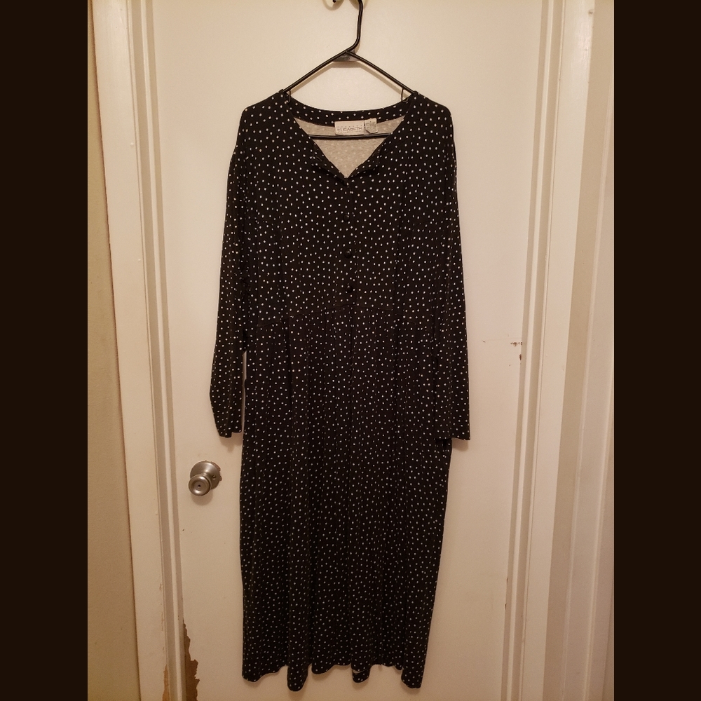 Long Sleeve Cotton Dress